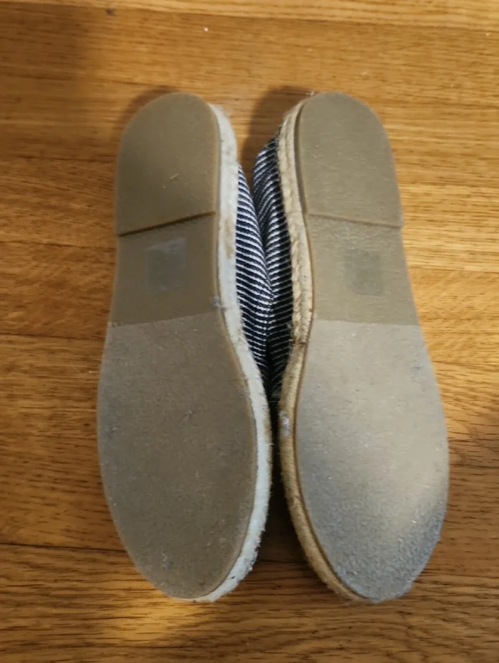 Urban Outfitters NWT Navy and White Striped Espadrille Flats